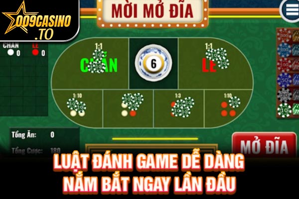 Luật đánh game dễ dàng nắm bắt ngay lần đầu